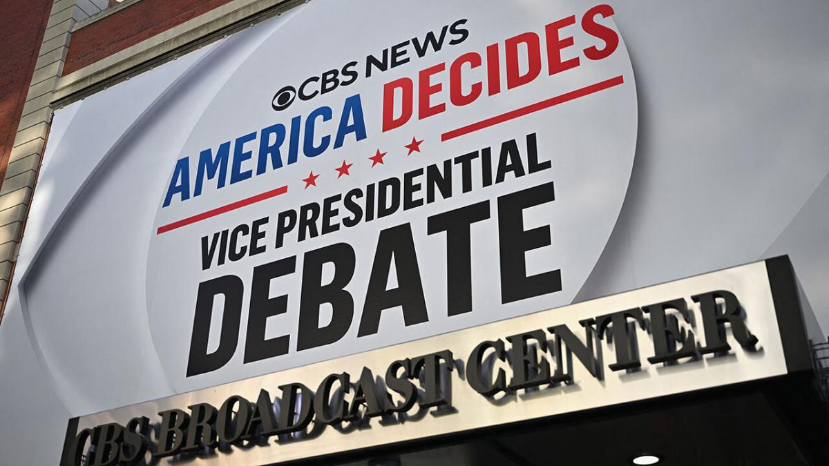 VP Debate sign